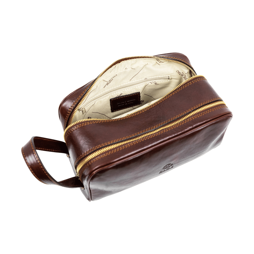 All the Kings Men — Leather Toiletry Bag