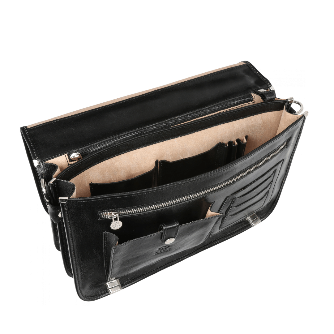 Illusions — Leather Briefcase