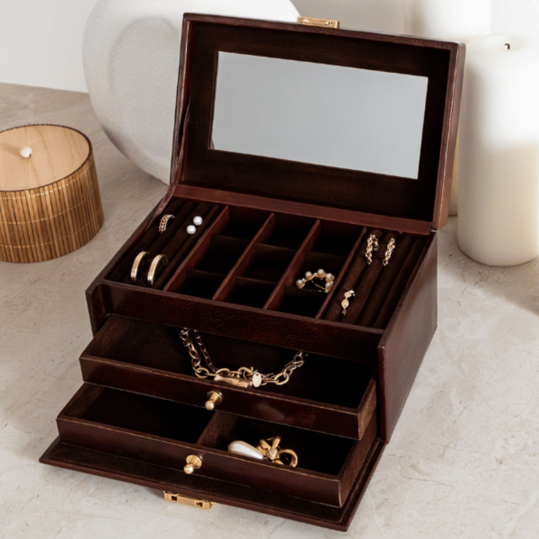 Beloved - Leather Jewellery Box