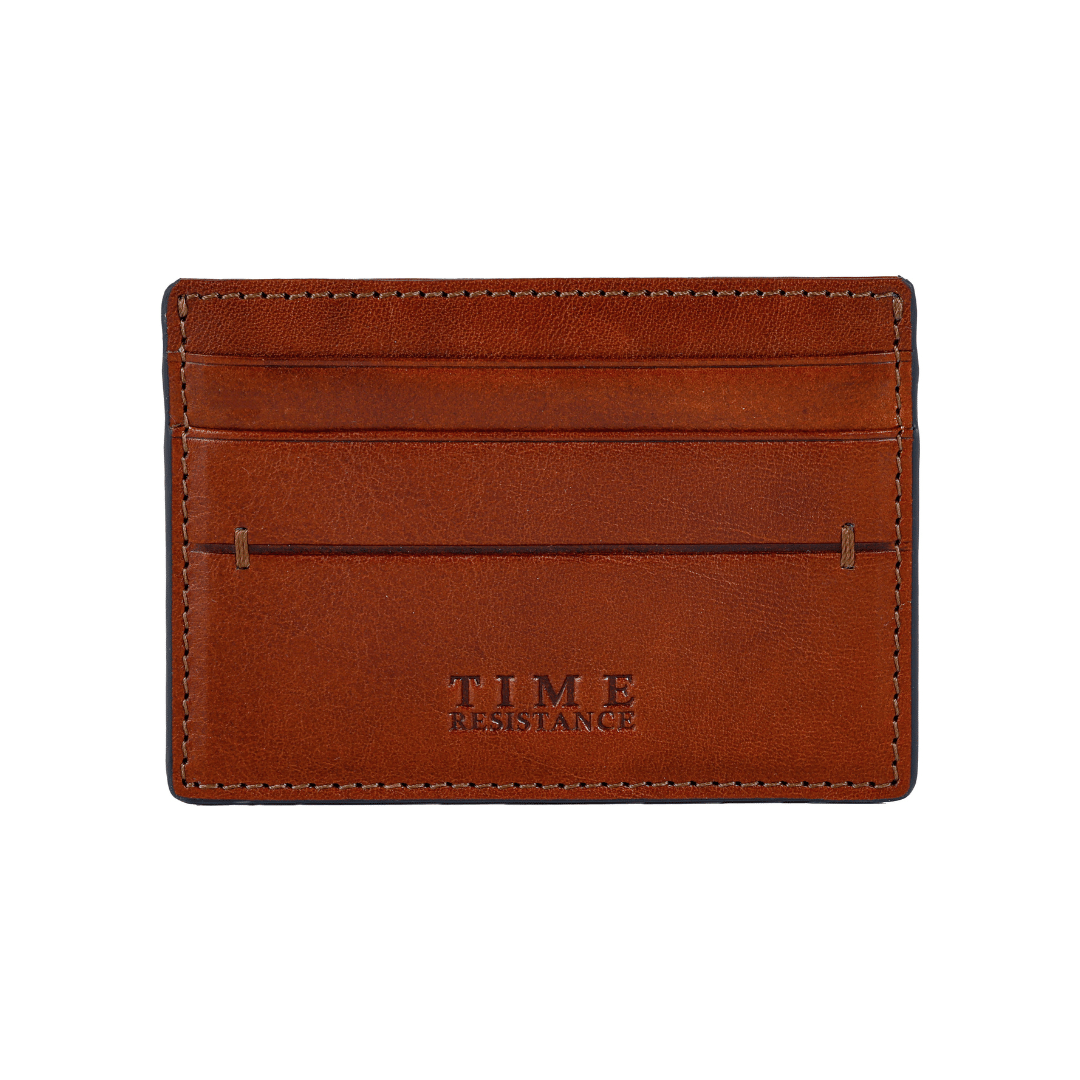 Leather Credit Card Case Business Card Case - Fireflies