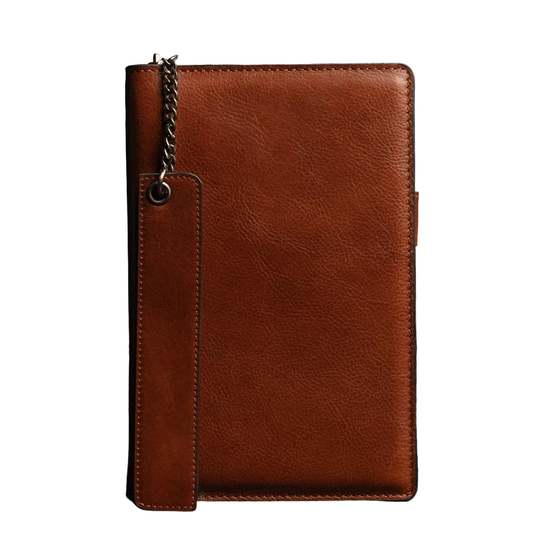 Leather Journal with Refillable A5 Notepad - The Diary of a Nobody
