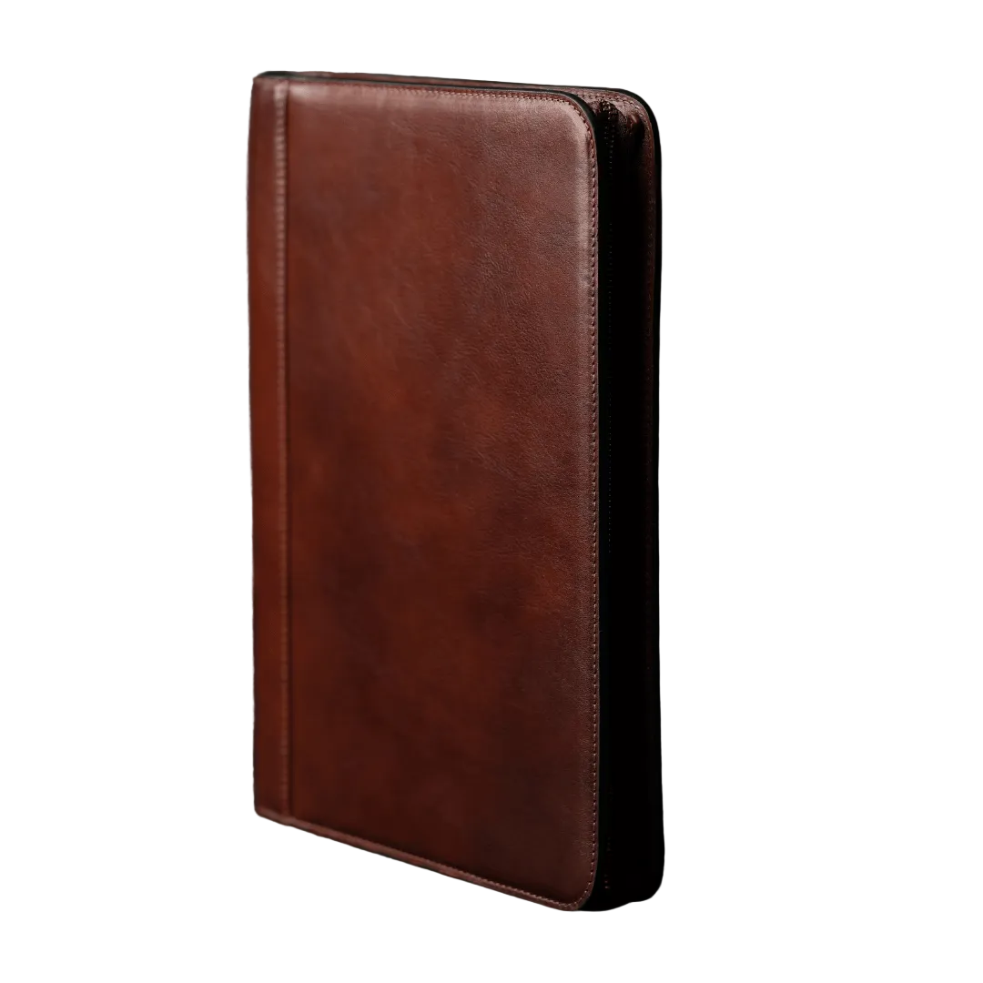 Leather A4 Documents Folder Organizer - Candide