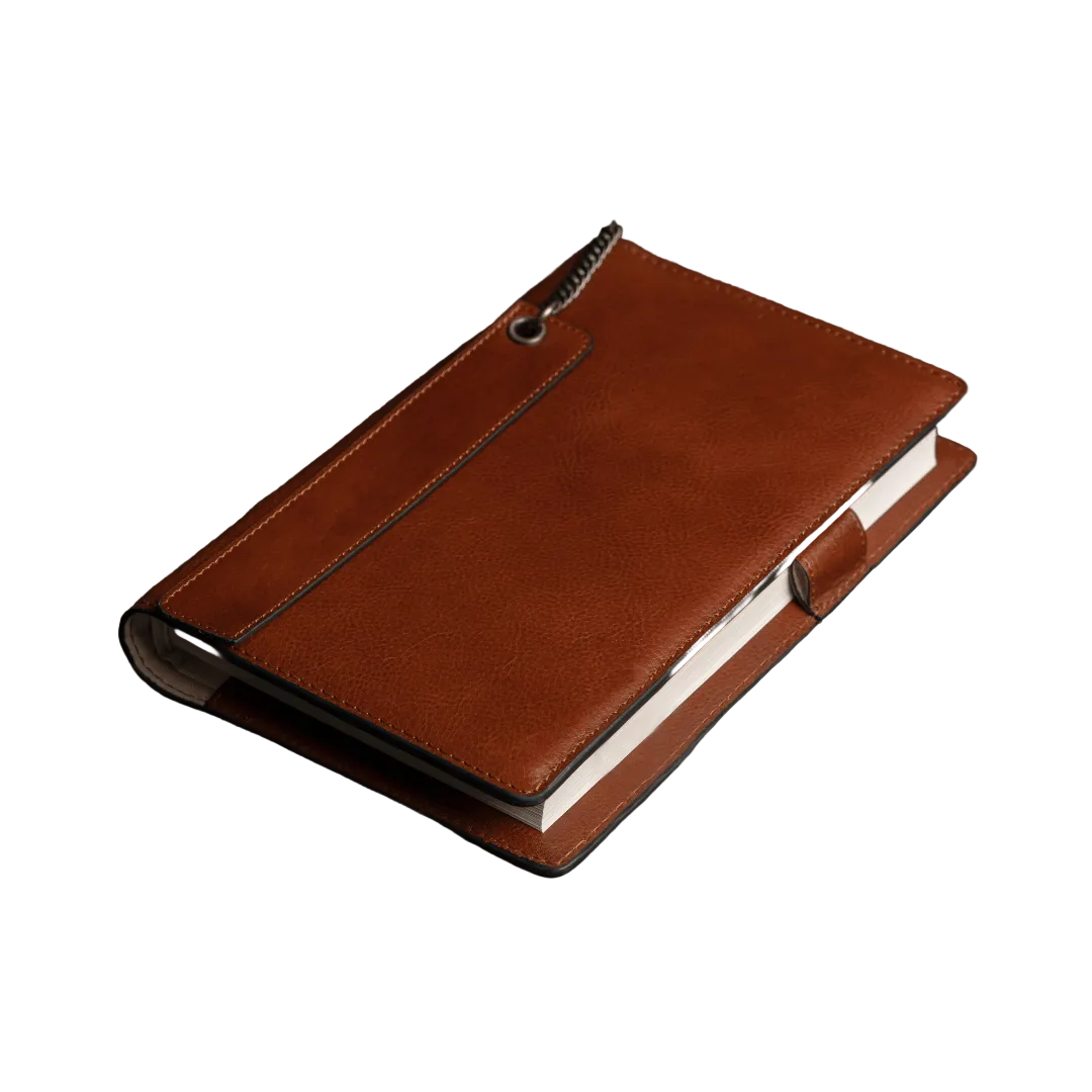 Leather Journal with Refillable A5 Notepad - The Diary of a Nobody
