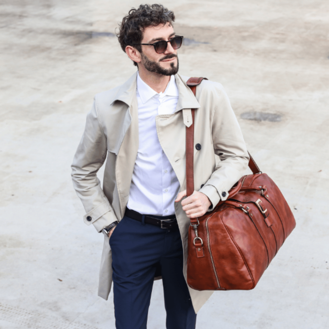 Tender Is the Night — Leather Duffel Bag