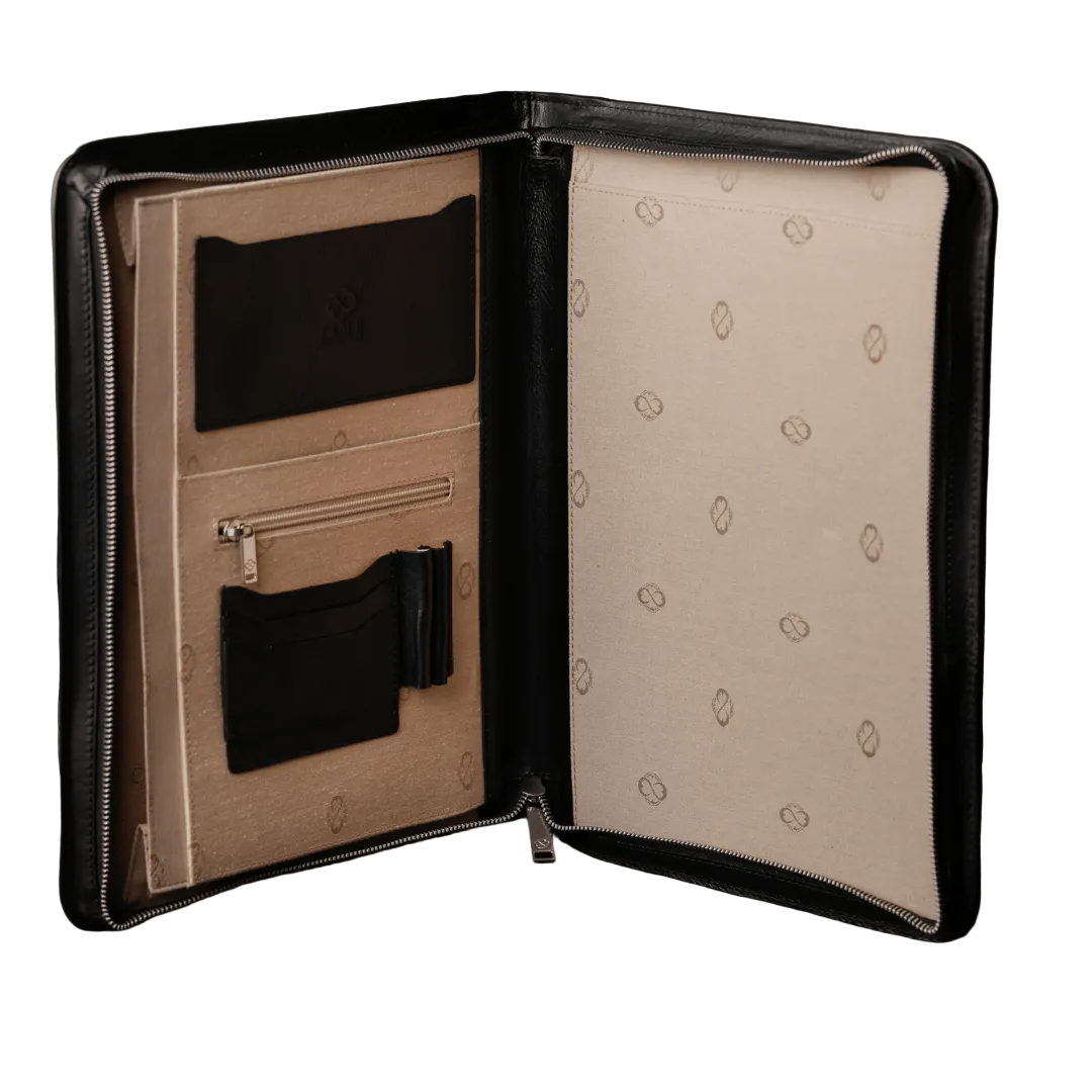 Leather A4 Documents Folder Organizer - Candide