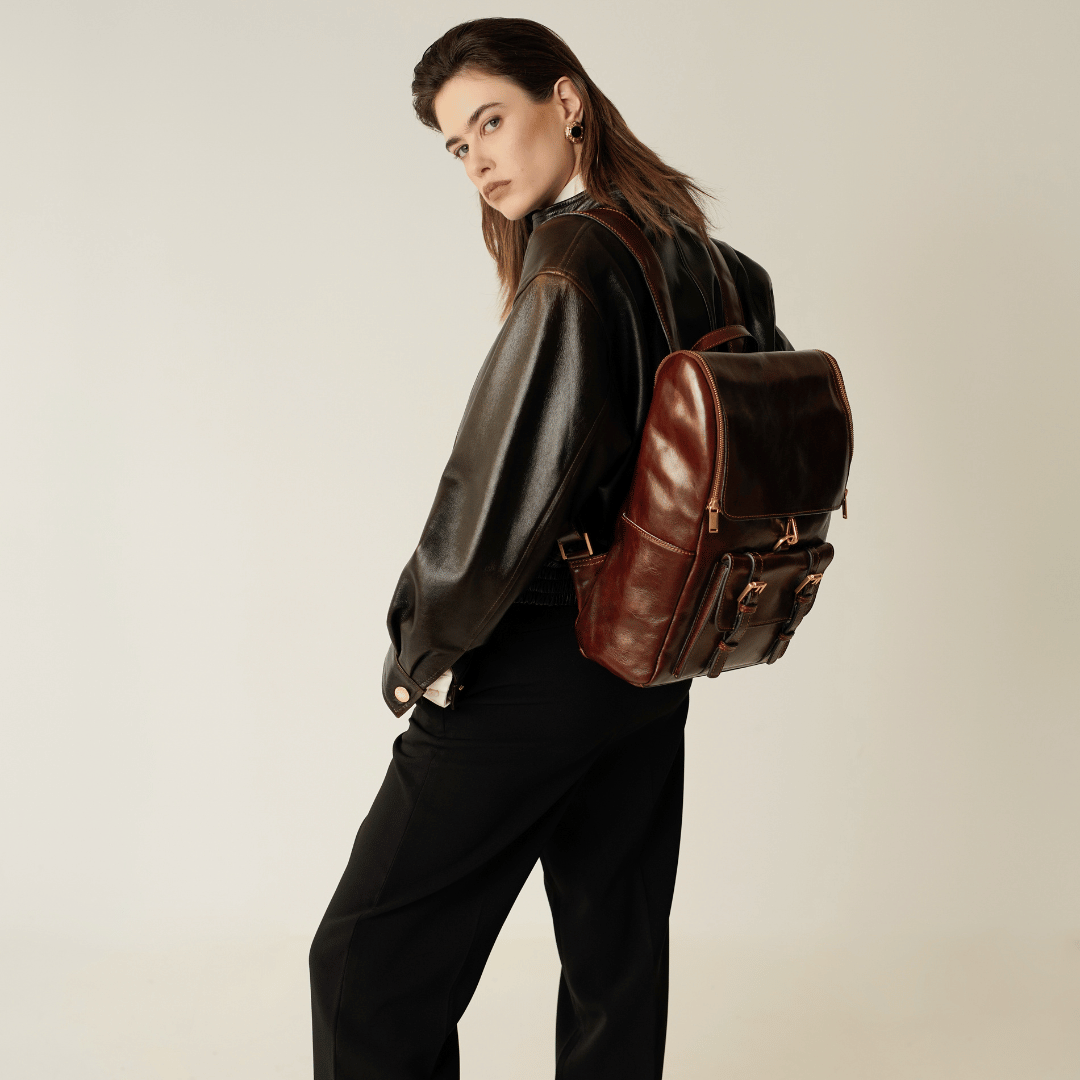 Large Leather Backpack for Women - The Odyssey