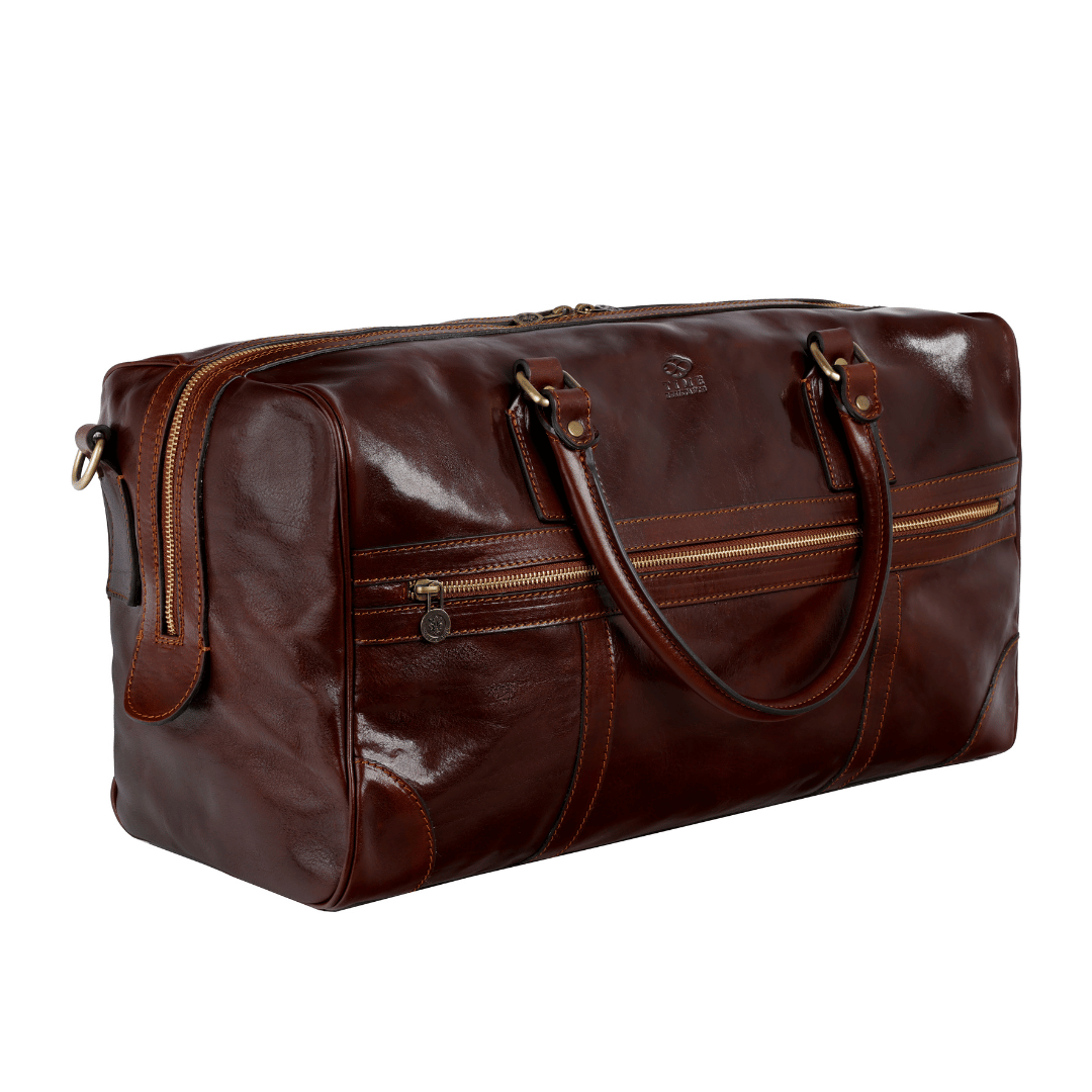 Leather Duffel Bag for Women - To the Lighthouse