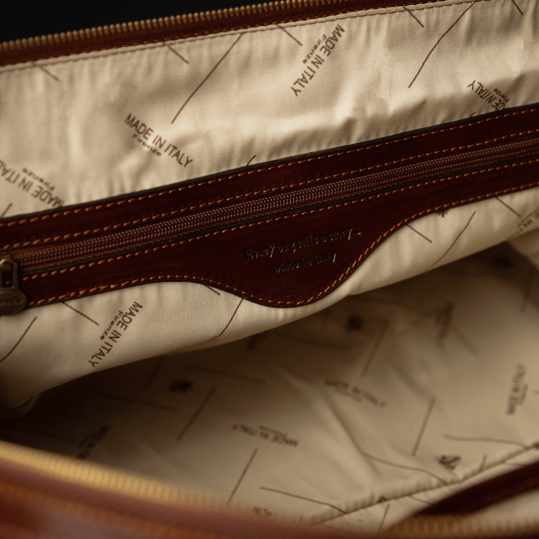 Leather Duffel Bag for Women - To the Lighthouse
