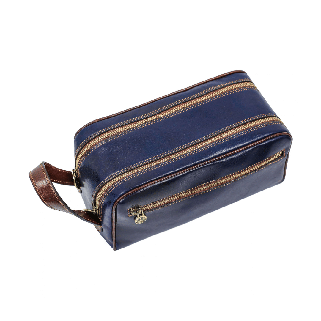 All the Kings Men — Leather Toiletry Bag