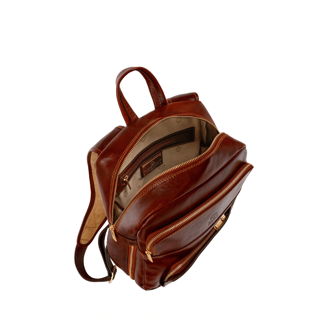 L.A. Confidential — Leather Travel Backpack