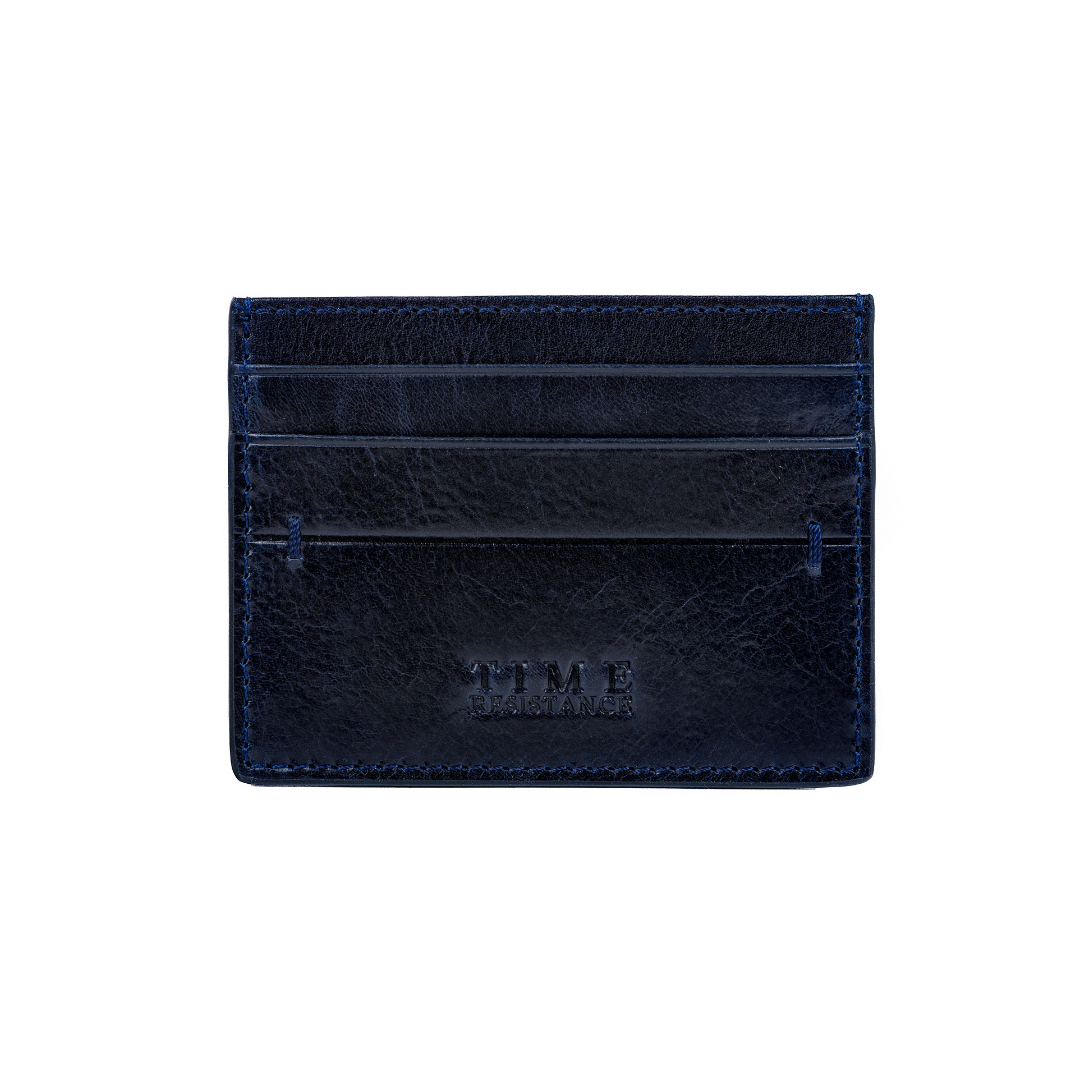 Leather Credit Card Case Business Card Case - Fireflies