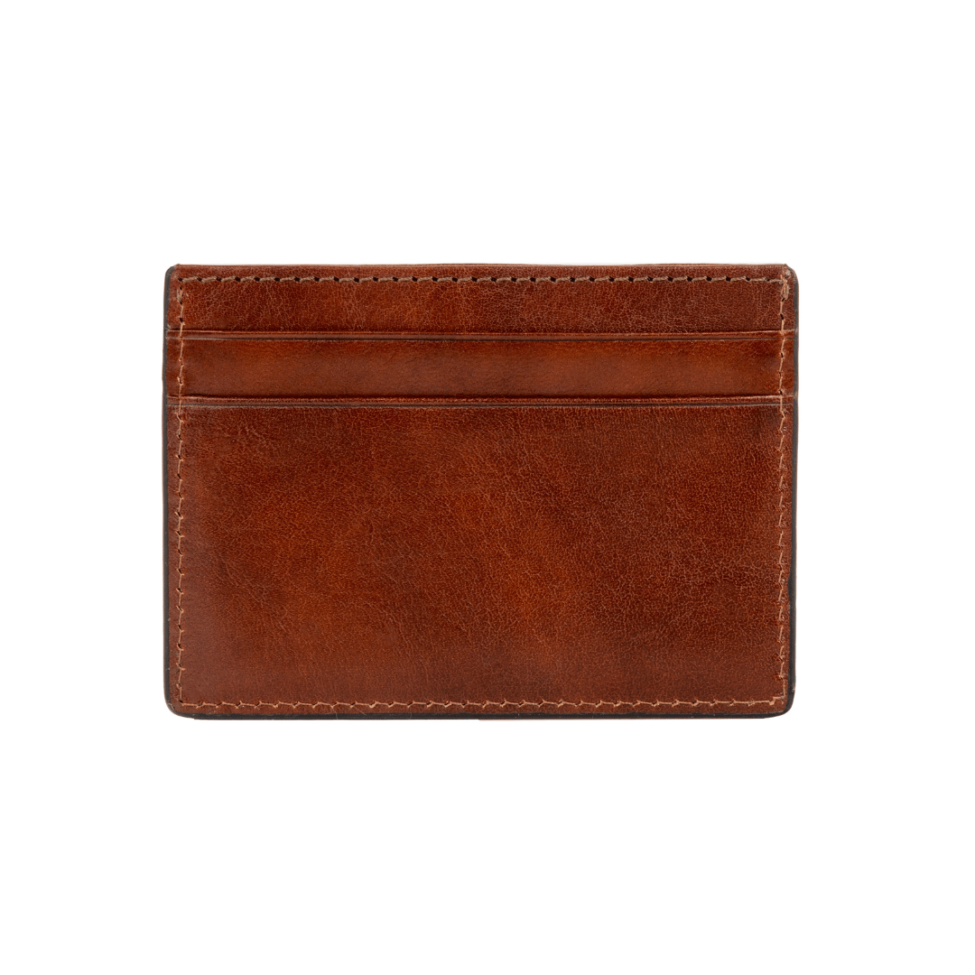 Leather Credit Card Case Business Card Case - Fireflies