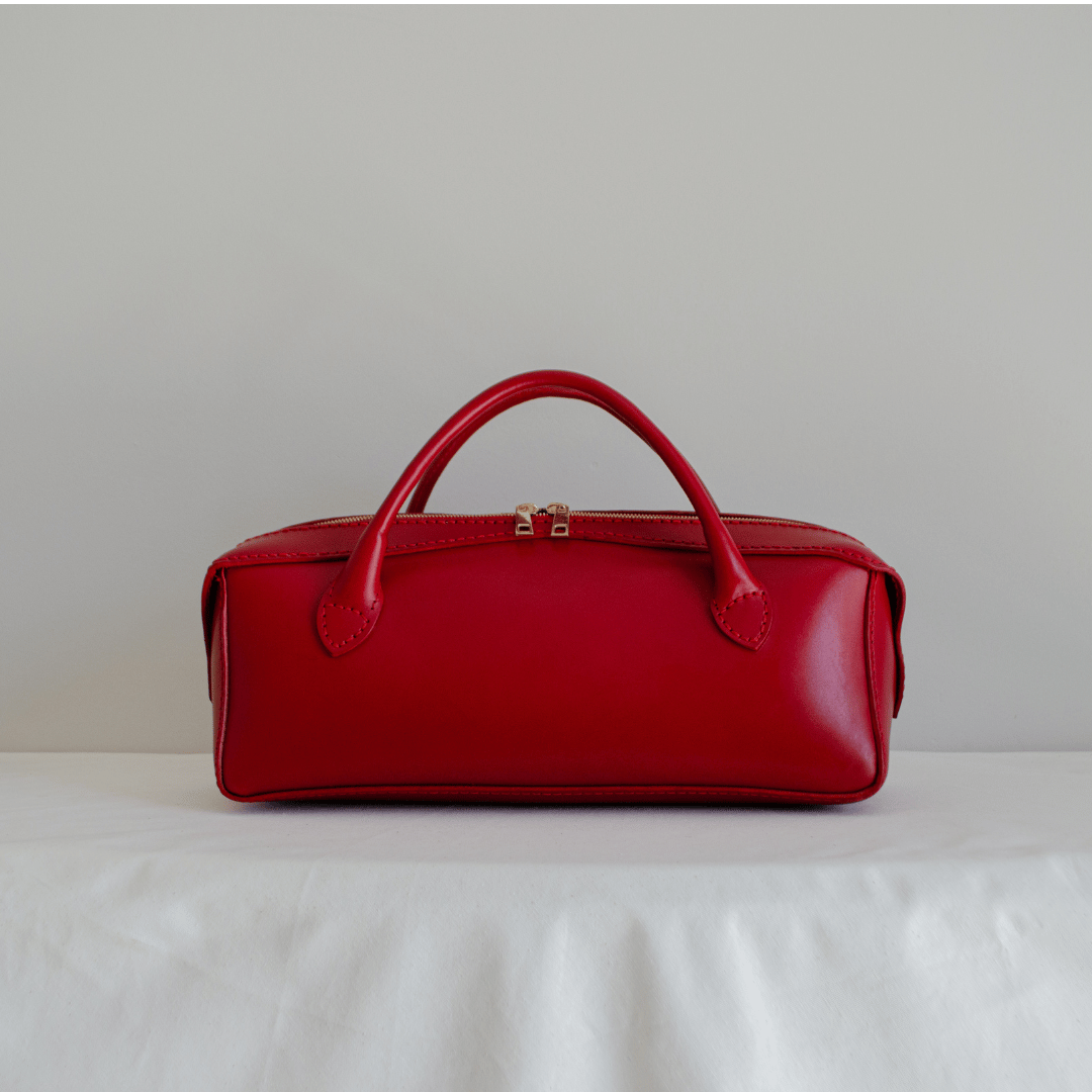 Leather Barrel Bag for Women – The Scarlet Hour