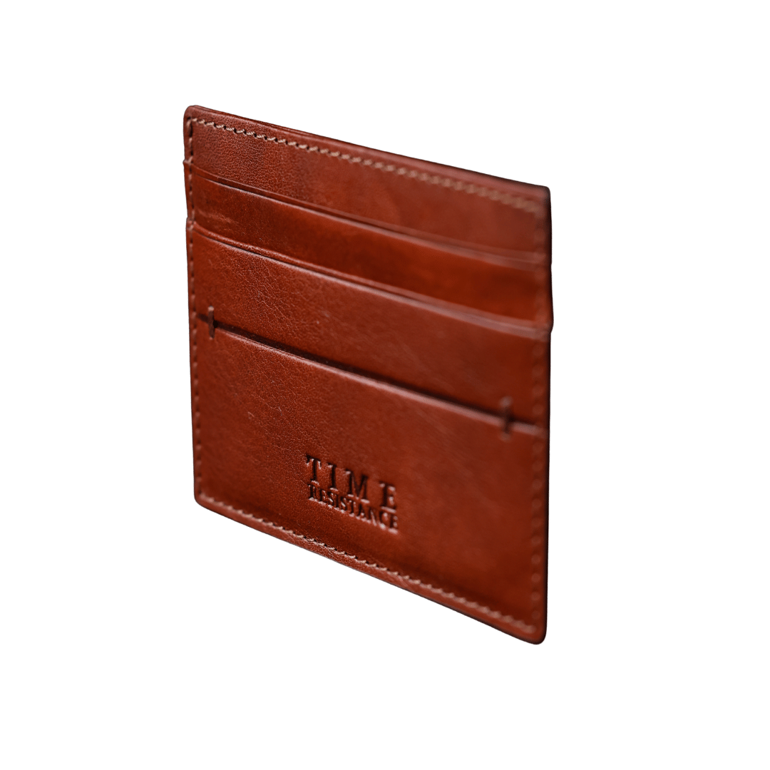 Leather Credit Card Case Business Card Case - Fireflies
