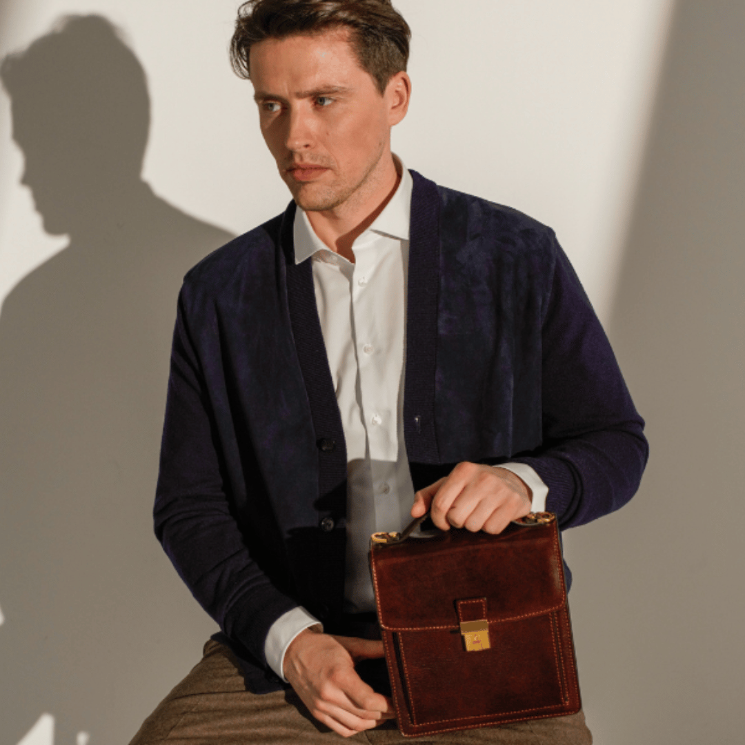 Walden - Small Leather Briefcase