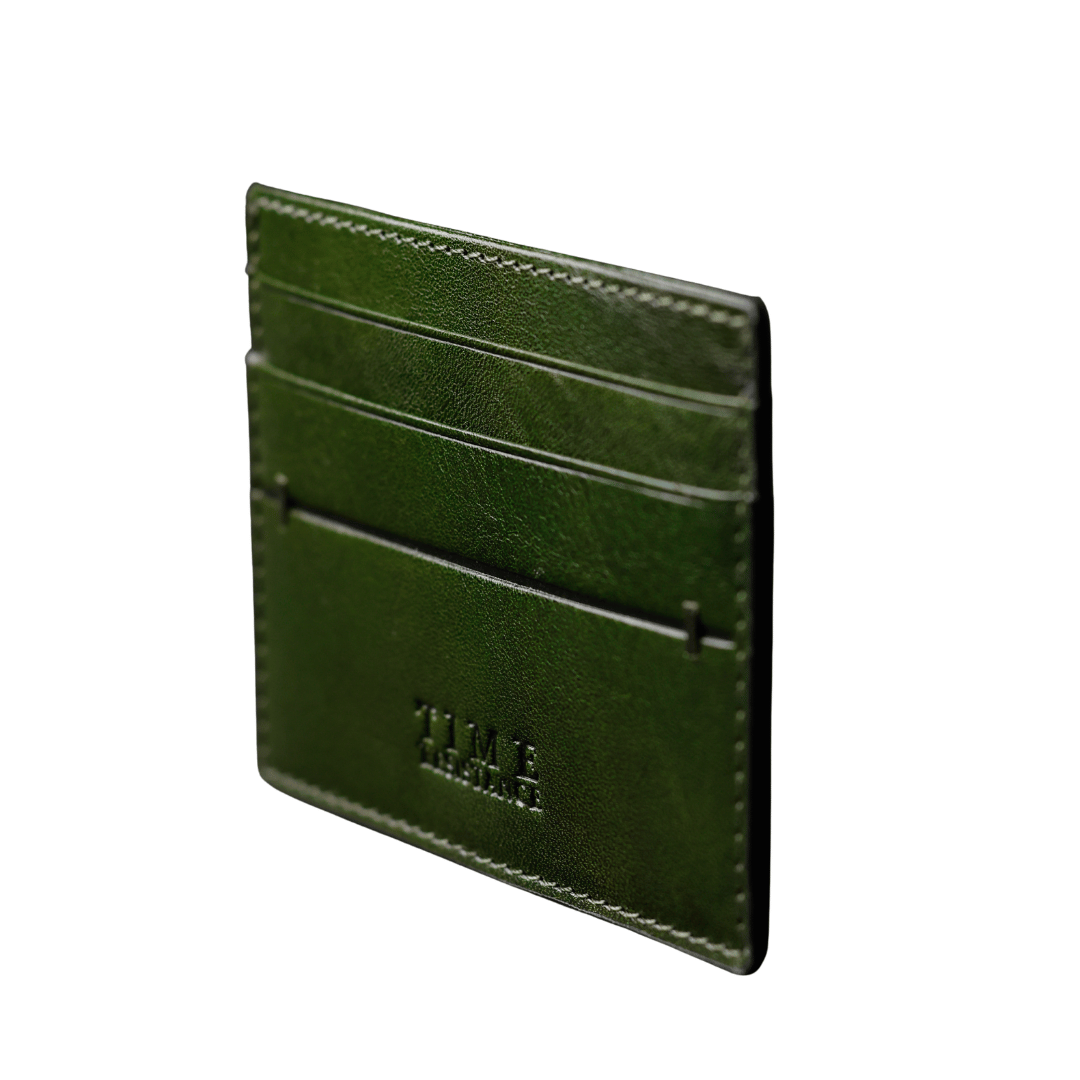 Leather Credit Card Case Business Card Case - Fireflies