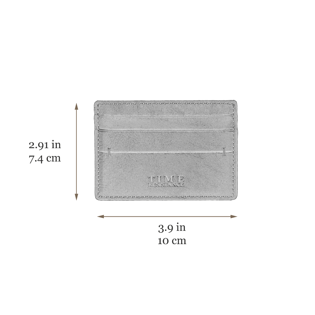 Leather Credit Card Case Business Card Case - Fireflies