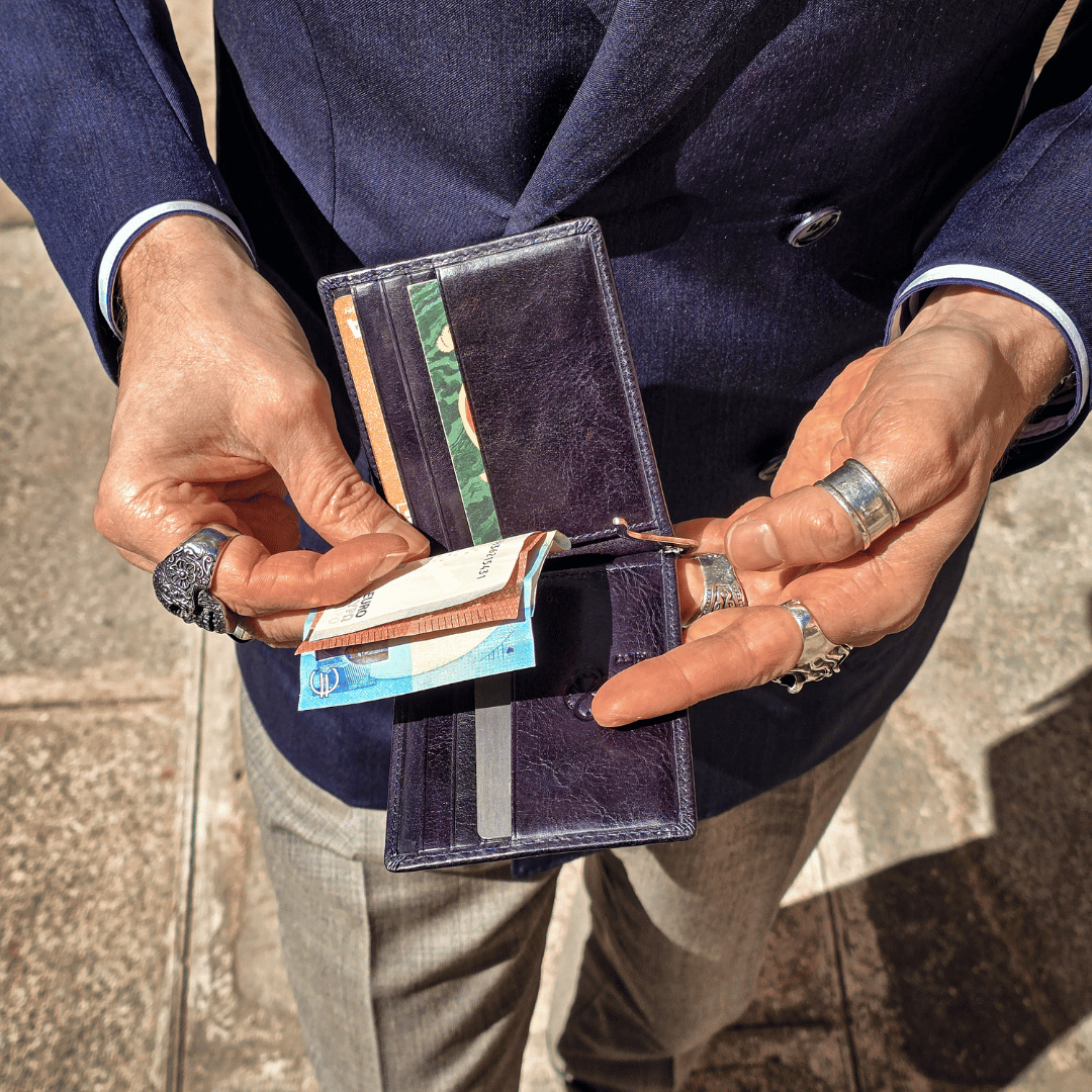 The Outsider - Leather Money Clip Wallet