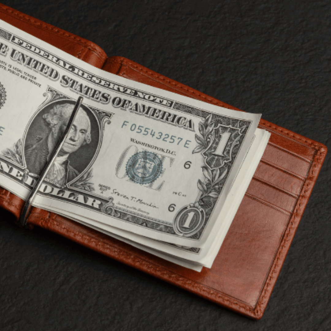 The Outsider - Leather Money Clip Wallet
