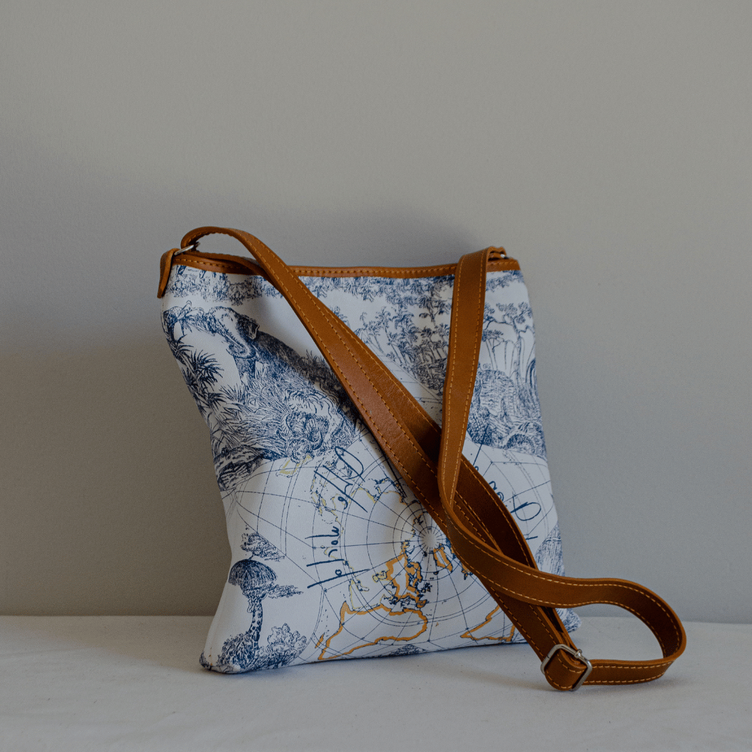 Leather Crossbody Bag for Women – Around the World in Eighty Days