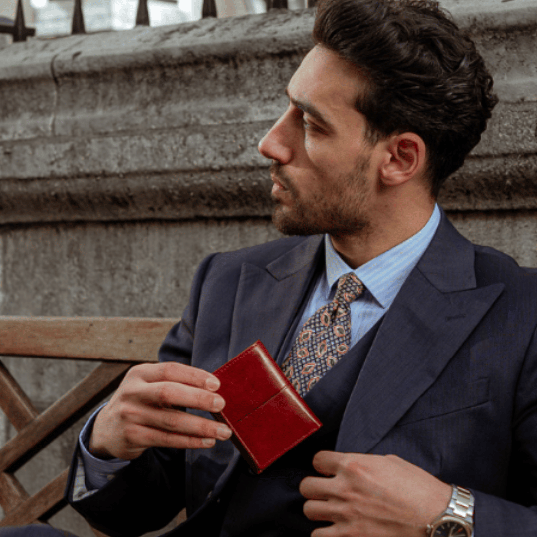 Red Harvest - Leather Trifold Wallet