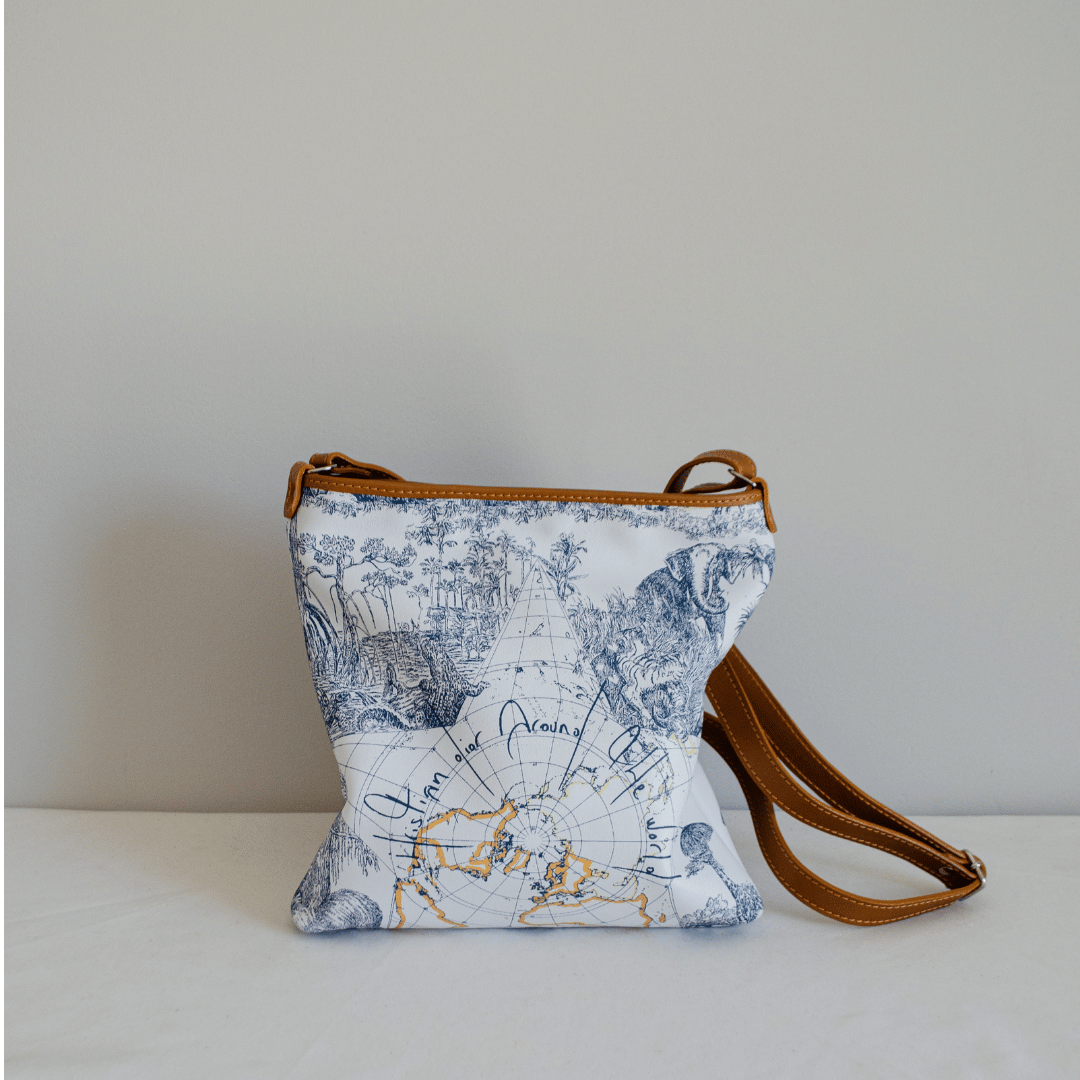 Leather Crossbody Bag for Women – Around the World in Eighty Days