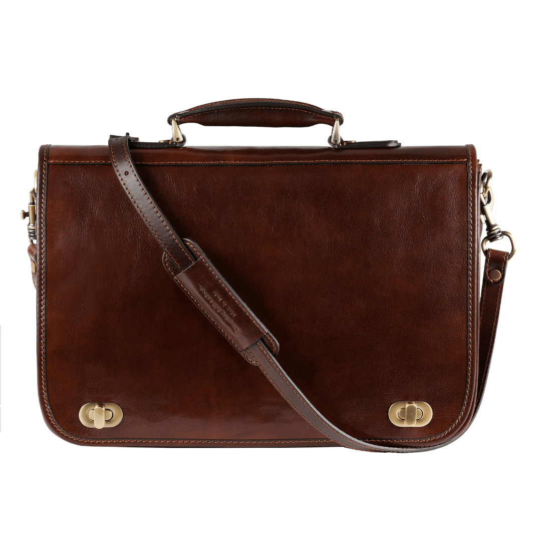 Illusions — Leather Briefcase