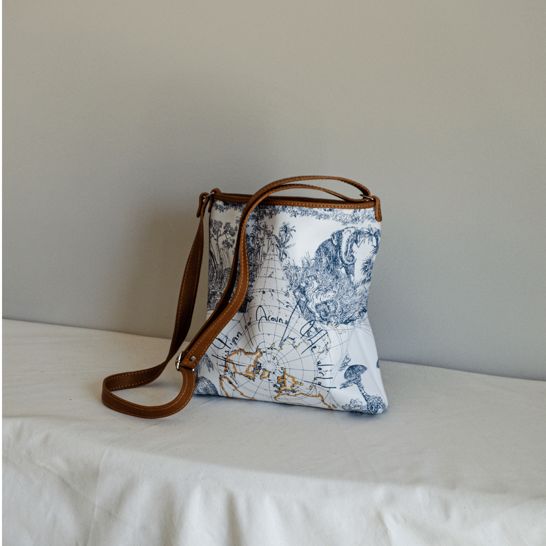 Leather Crossbody Bag for Women – Around the World in Eighty Days