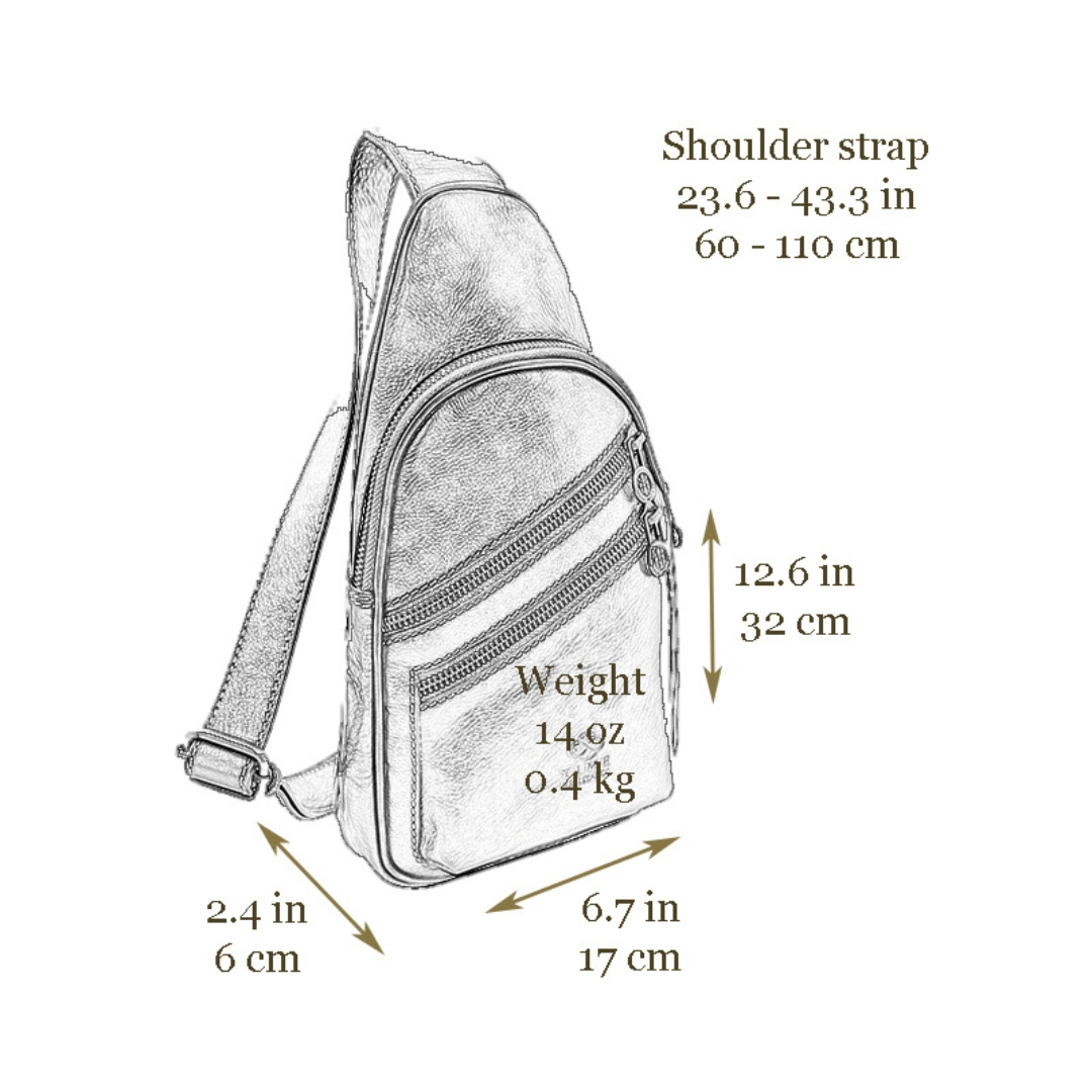 Leather Sling Bag - Catch-22