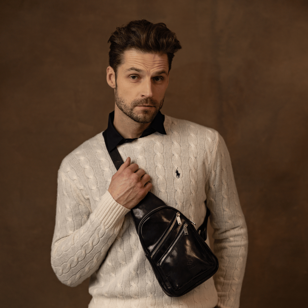 Leather Sling Bag - Catch-22