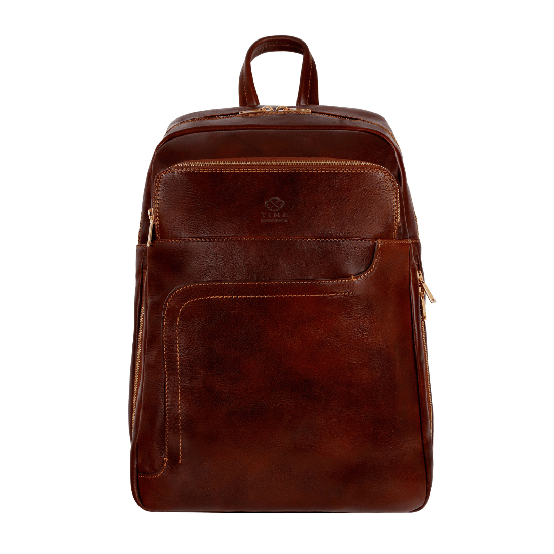 Leather Travel Backpack for Women - L.A. Confidential