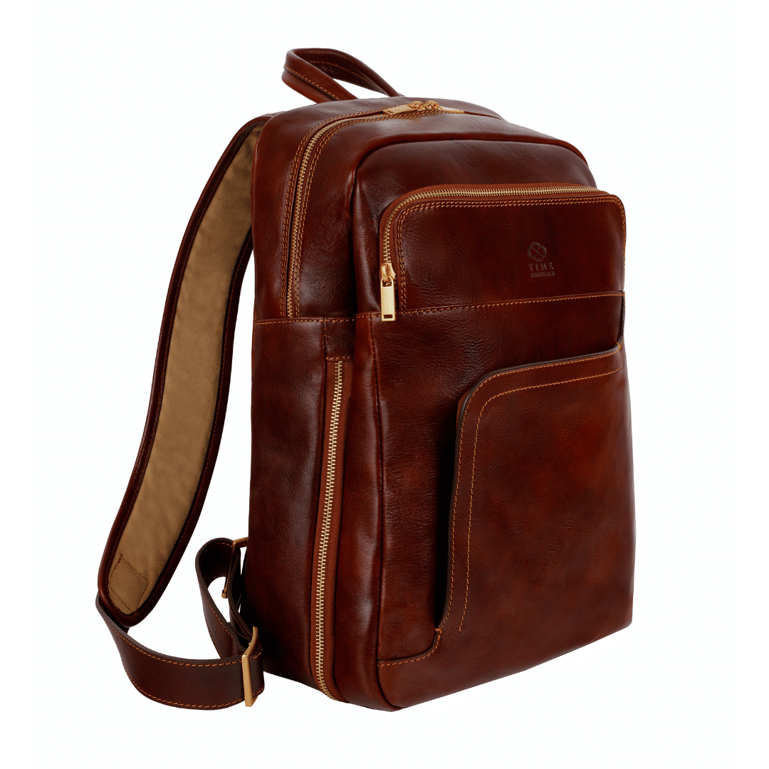 Leather Travel Backpack for Women - L.A. Confidential