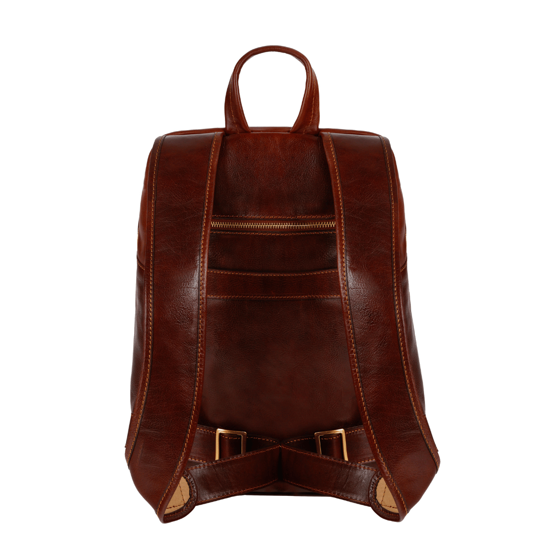 Leather Travel Backpack for Women - L.A. Confidential