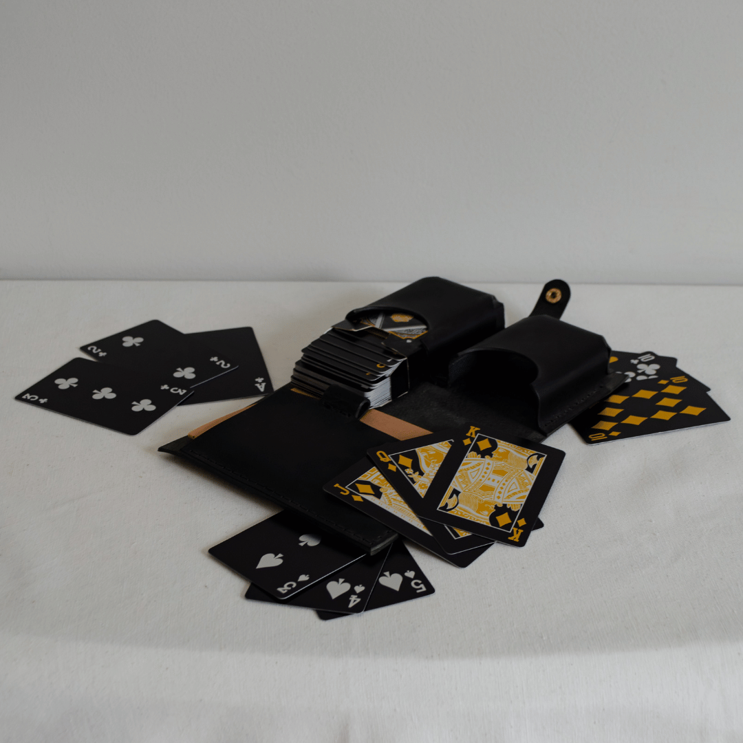 Leather Playing Card Case – The Queen of Spades