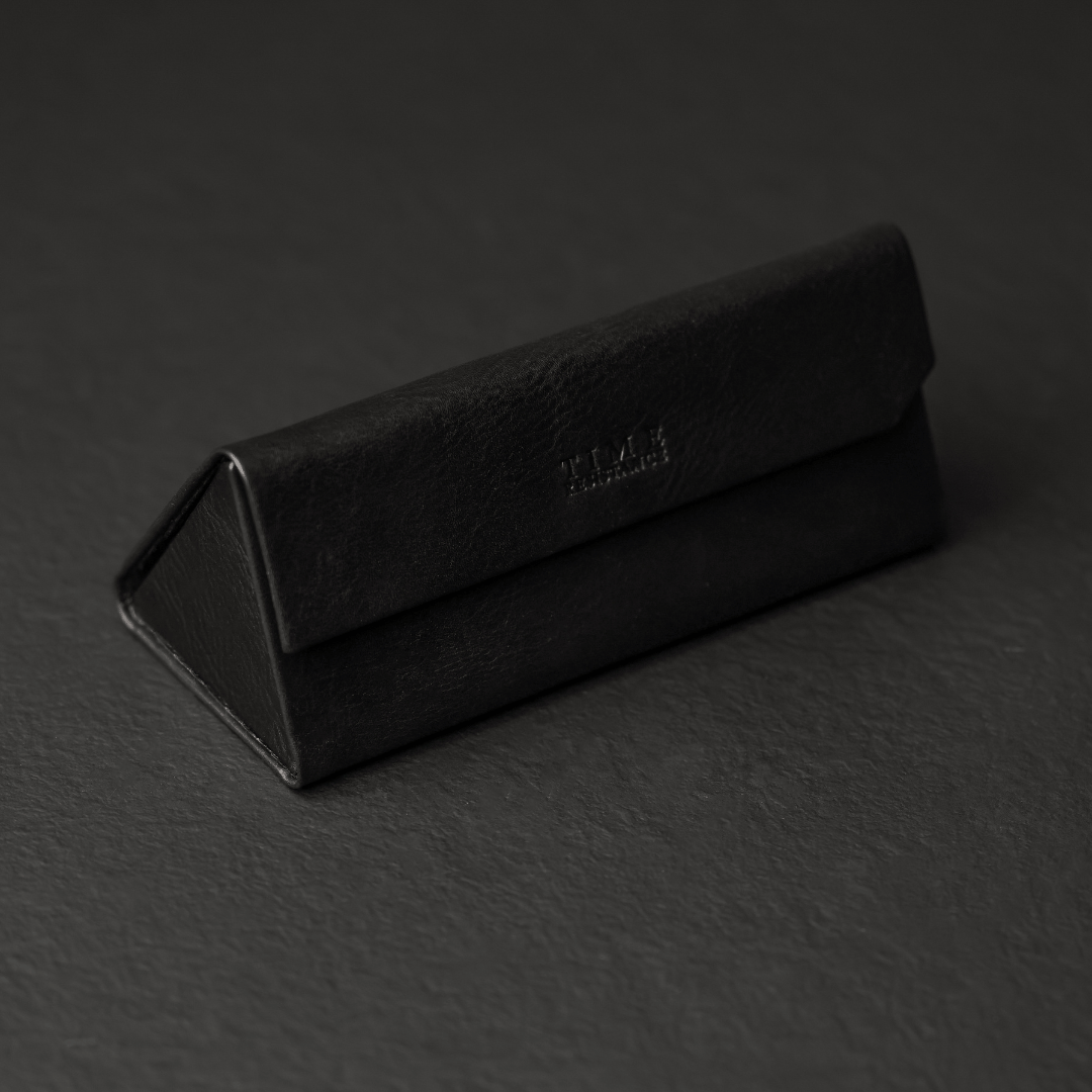 Foldable Leather Glasses Case - The Riddle of the Sands