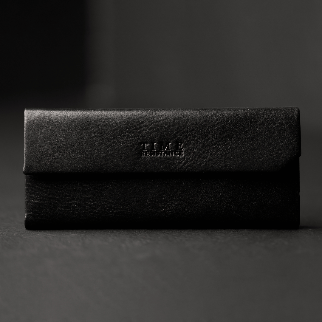 Foldable Leather Glasses Case - The Riddle of the Sands