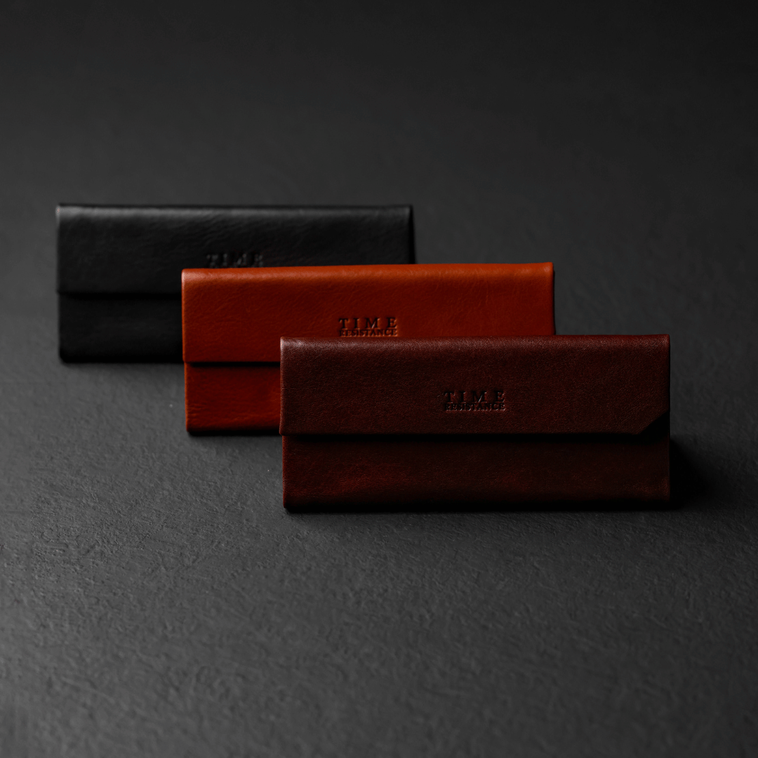 Foldable Leather Glasses Case - The Riddle of the Sands
