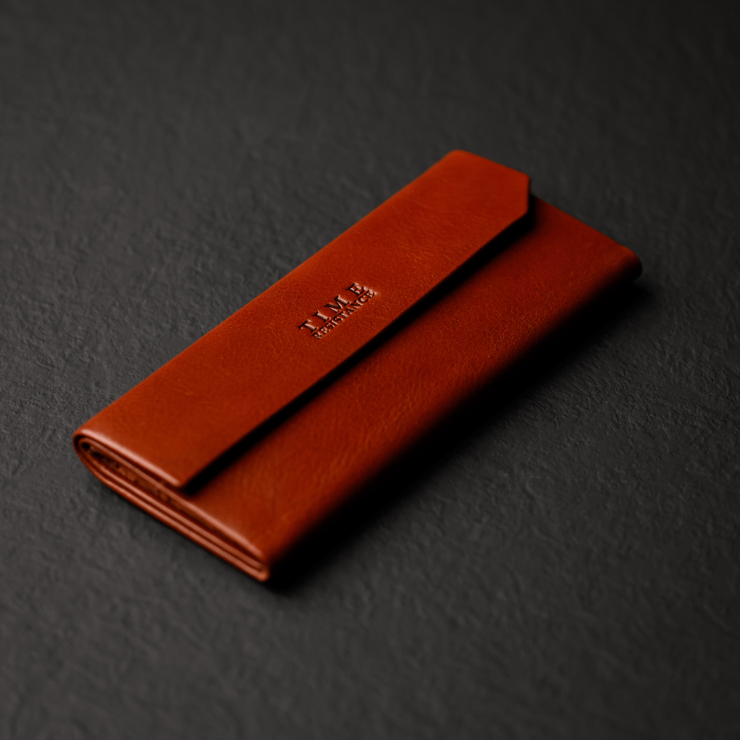 Foldable Leather Glasses Case - The Riddle of the Sands