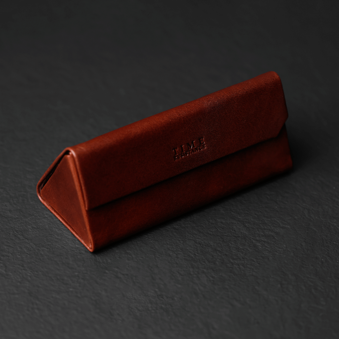 Foldable Leather Glasses Case - The Riddle of the Sands