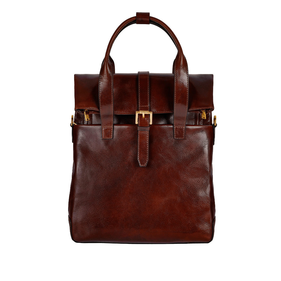 Convertible Leather Backpack Shoulder Bag - The Awakening
