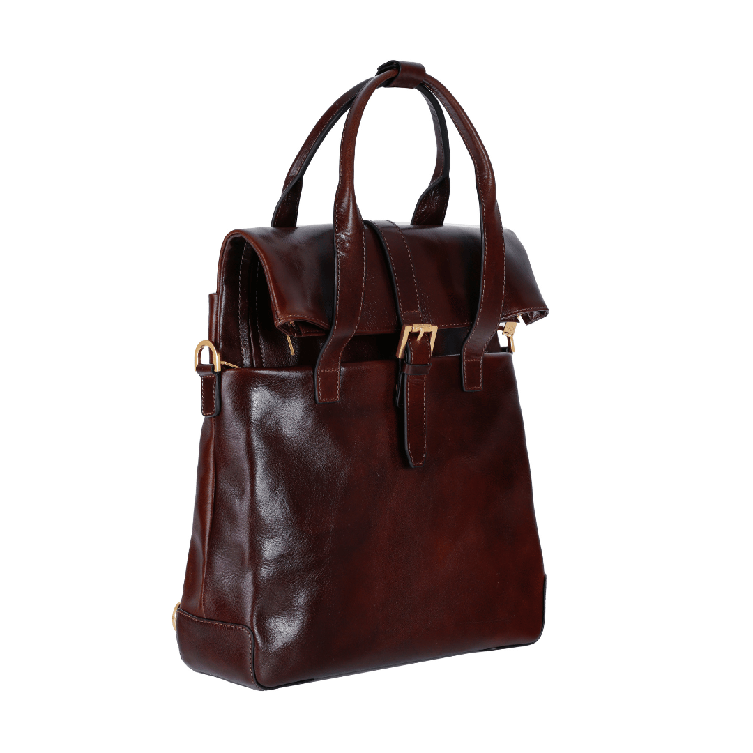 Convertible Leather Backpack Shoulder Bag - The Awakening