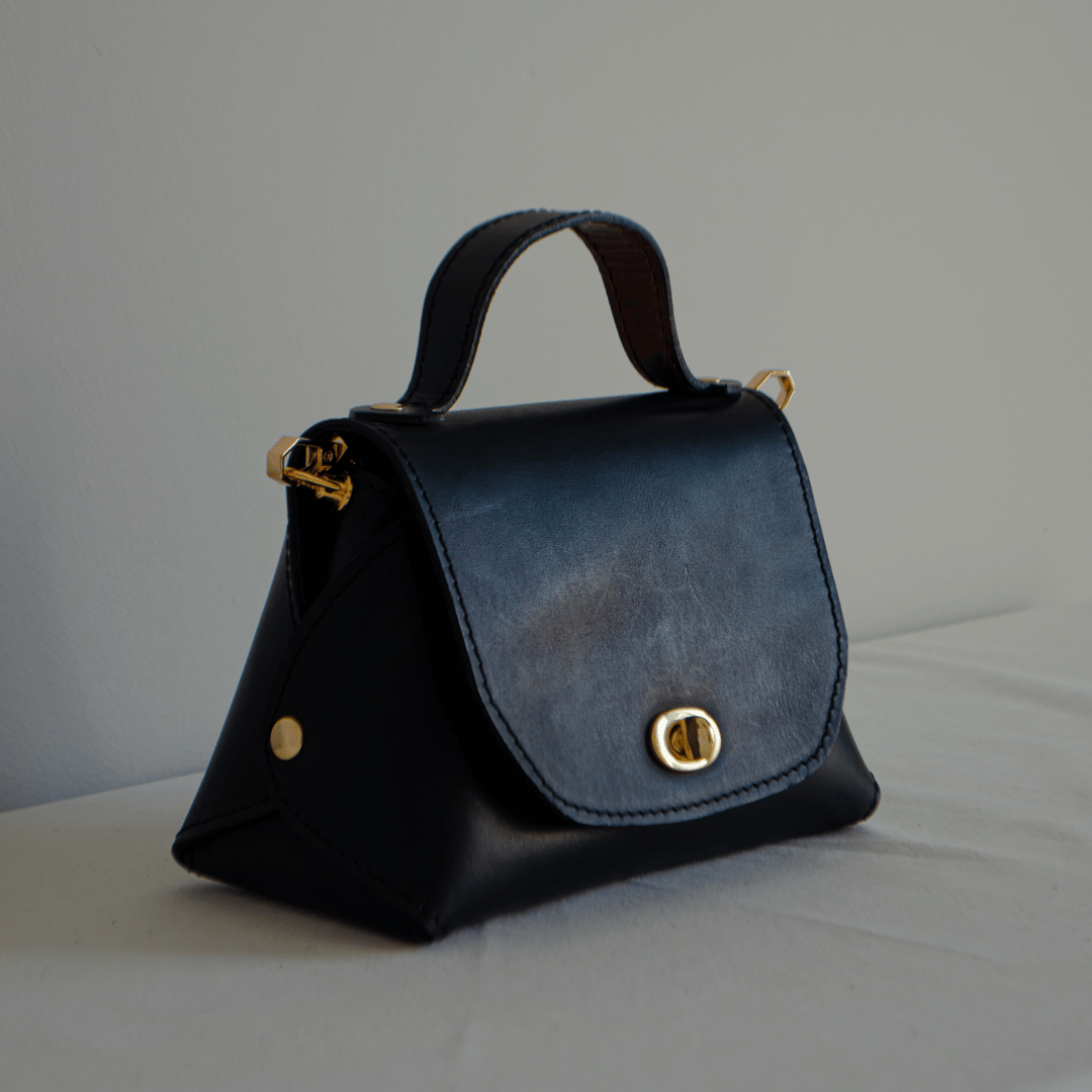 Leather Mini Top Handle Bag for Women – The Golden Bowl