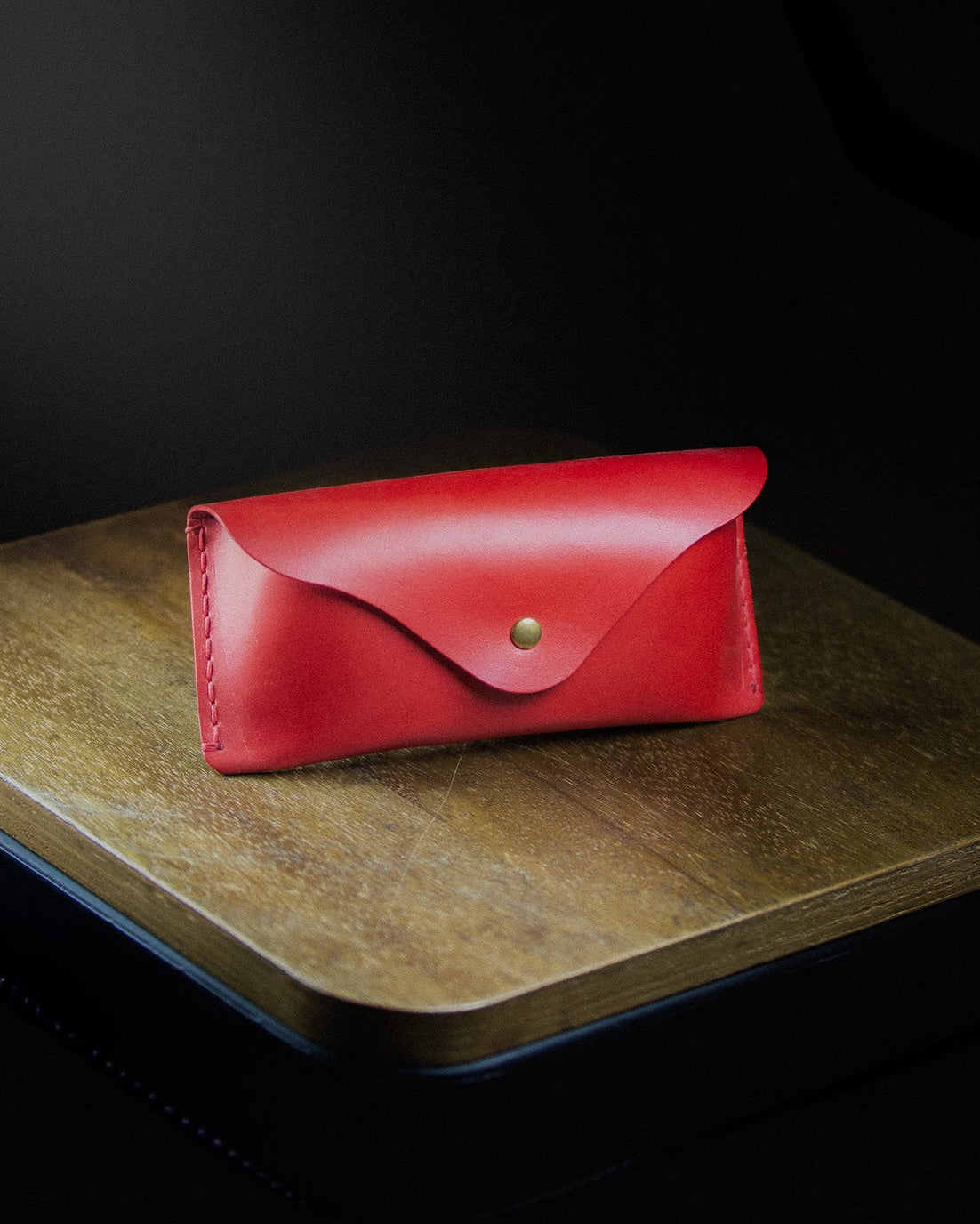 sunglasses pouch red