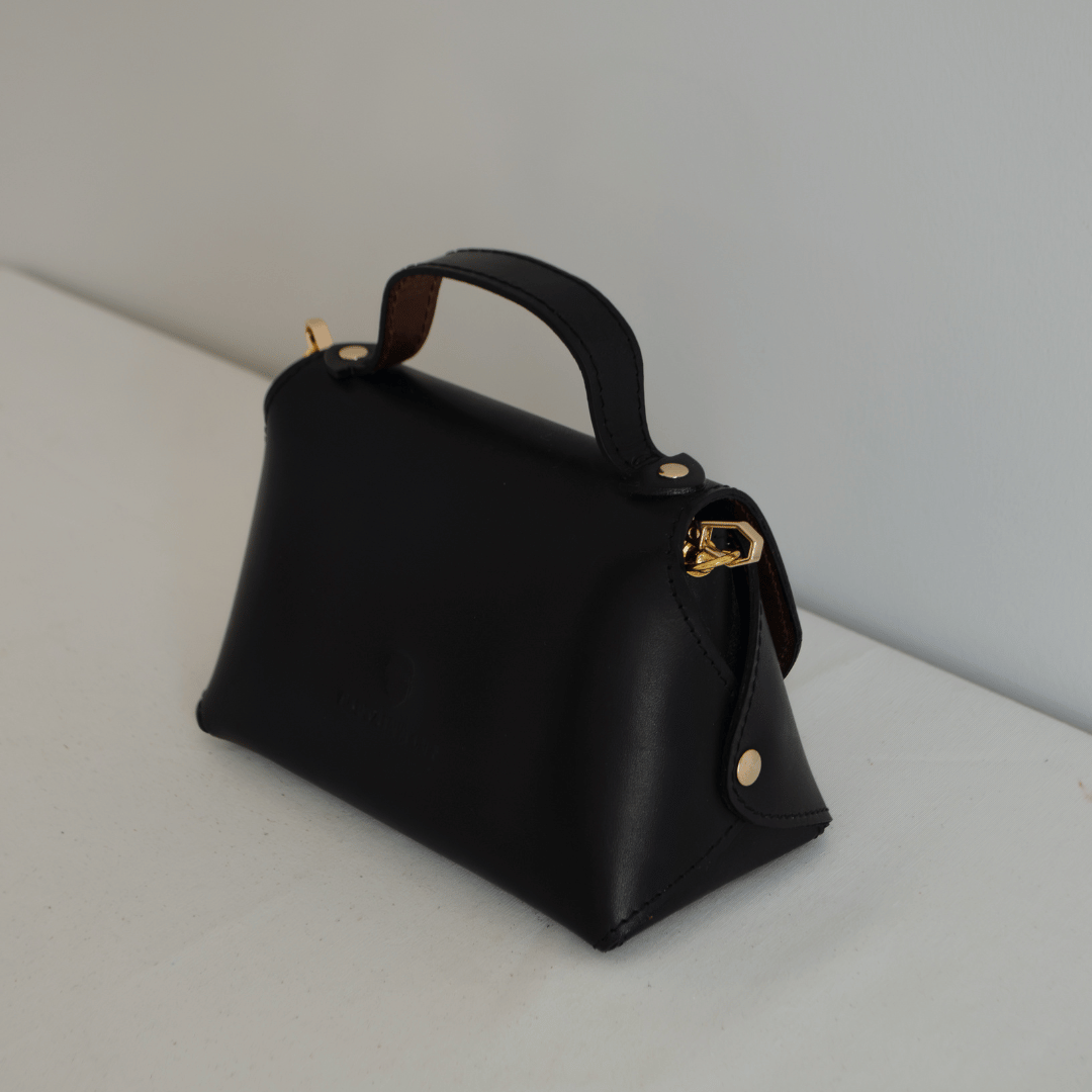 Leather Mini Top Handle Bag for Women – The Golden Bowl