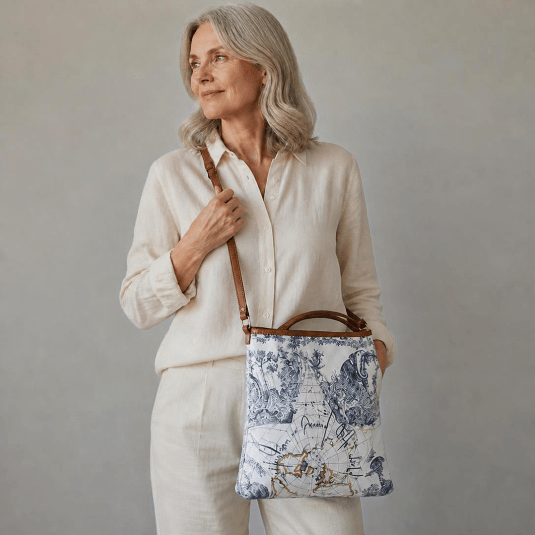 Leather Crossbody Bag for Women – Around the World in Eighty Days