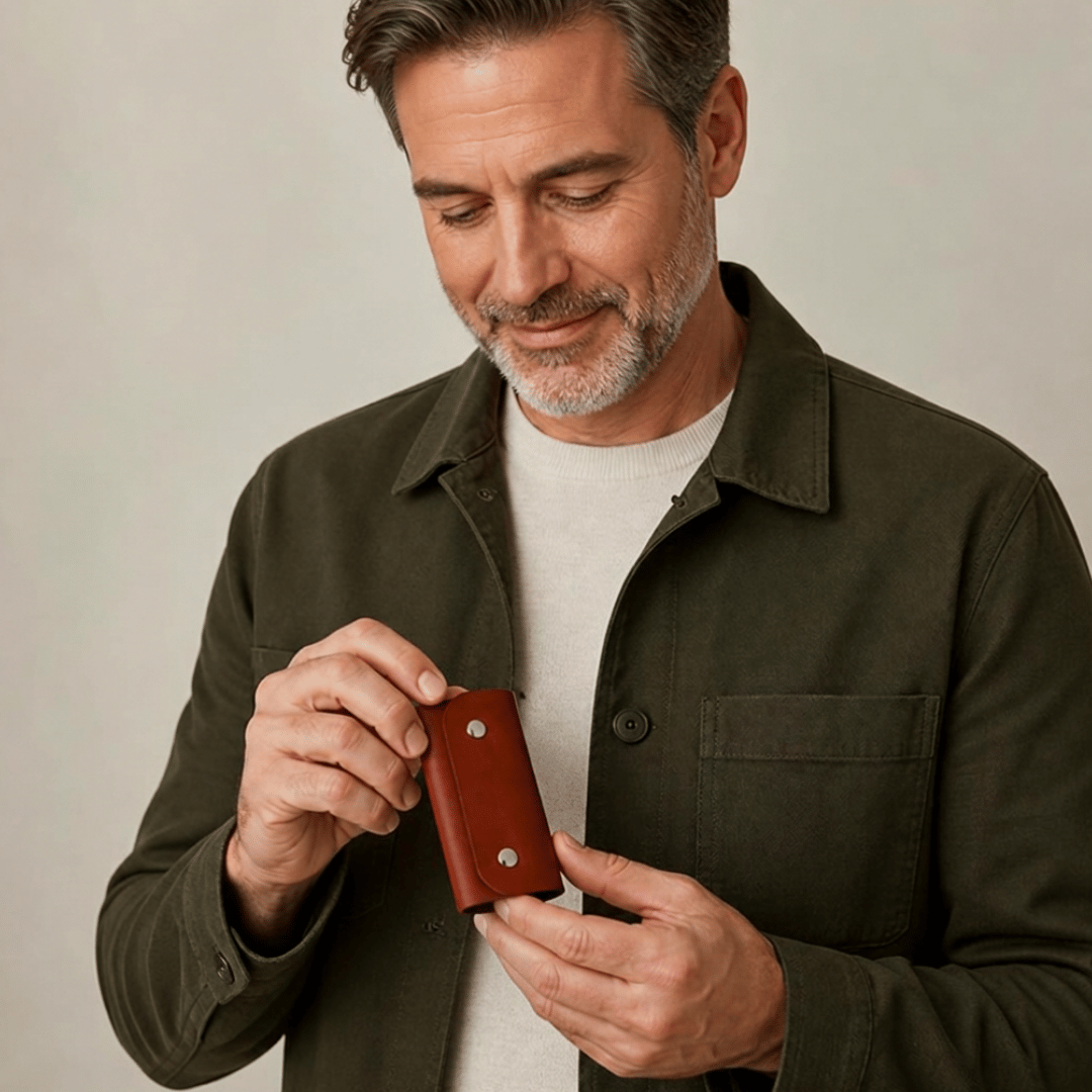 Leather Key Case Holder – The Secret Garden