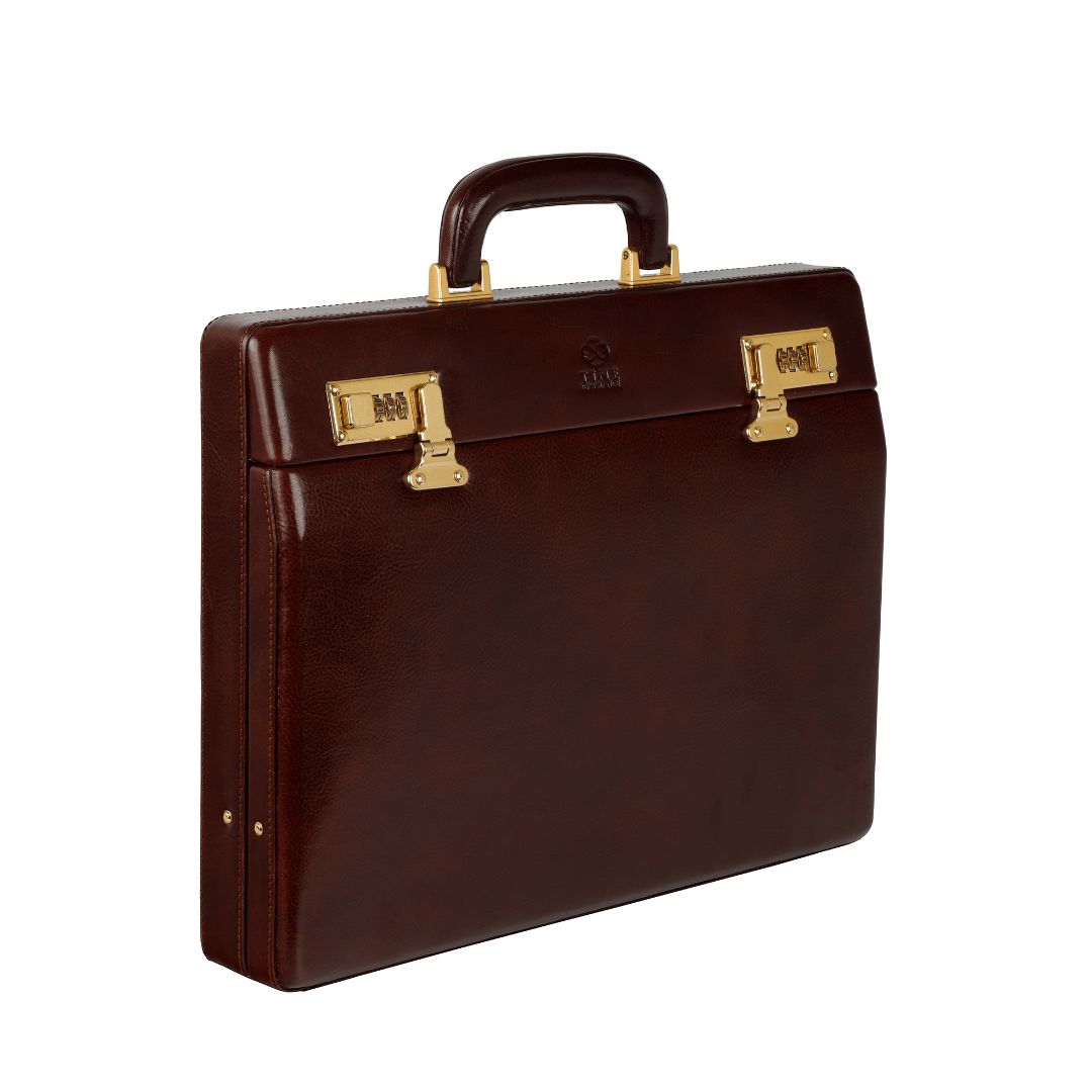 Vendetta — Leather Attaché Case Briefcase