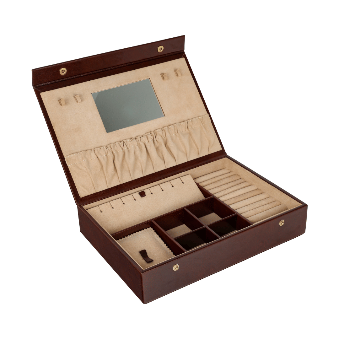 The Line of Beauty — Leather Accessory Box