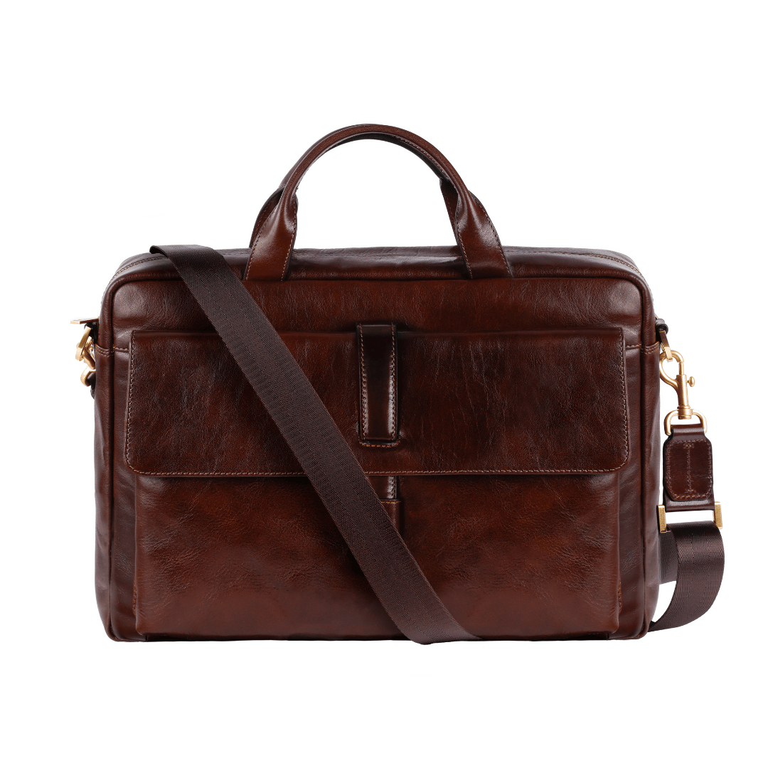 The Chateau — Leather Laptop Briefcase