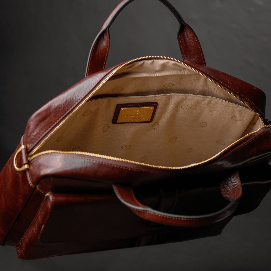 The Chateau — Leather Laptop Briefcase